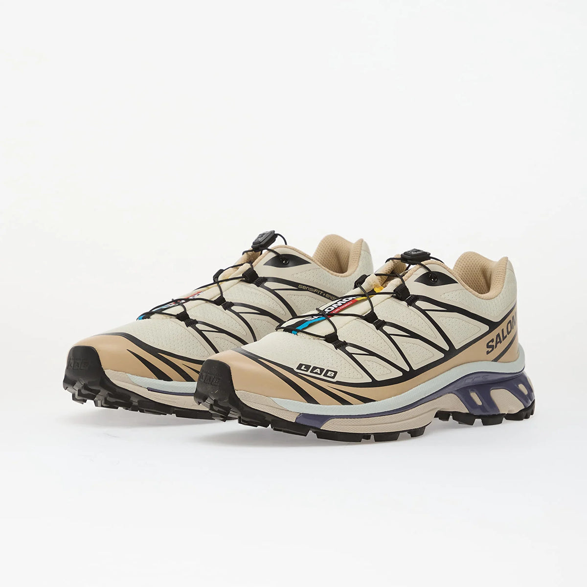 Salomon Men´s XT-6  – White / Black / Vanilla | Waterproof Trail Sneaker