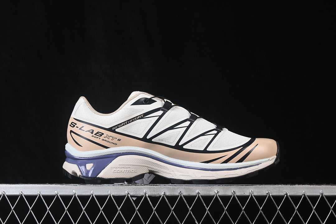 Salomon Men´s XT-6  – White / Black / Vanilla | Waterproof Trail Sneaker