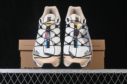 Salomon Men´s XT-6  – White / Black / Vanilla | Waterproof Trail Sneaker