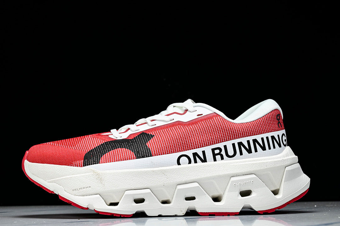 On Cloudmonster Hyper – Red / White