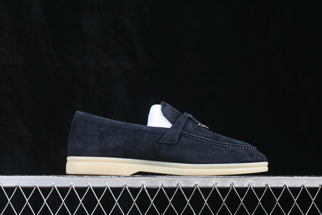 Loro Piana Summer Walk Loafers — Suede Slip-On