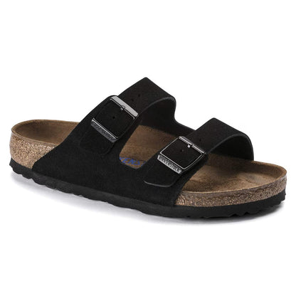 Arizona Soft Footbed Sandals – Taupe Suede