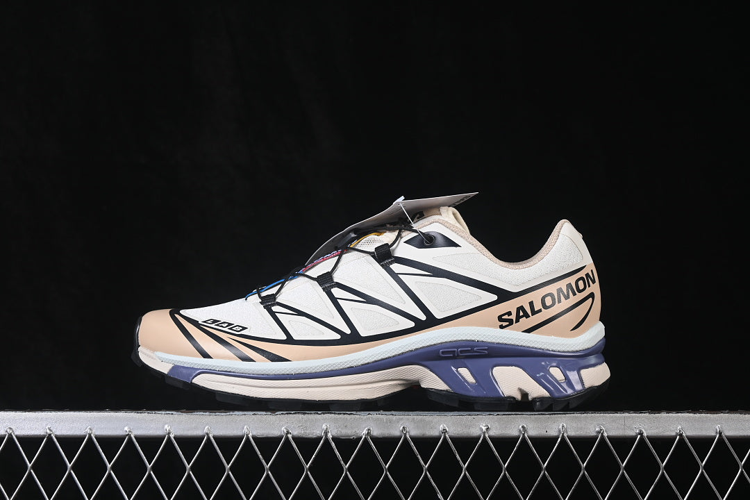 Salomon Men´s XT-6  – White / Black / Vanilla | Waterproof Trail Sneaker