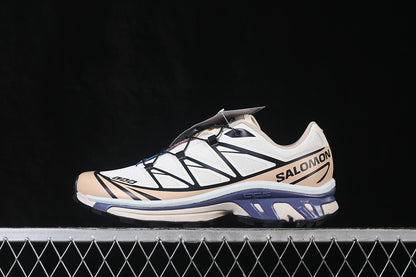 Salomon Men´s XT-6  – White / Black / Vanilla | Waterproof Trail Sneaker