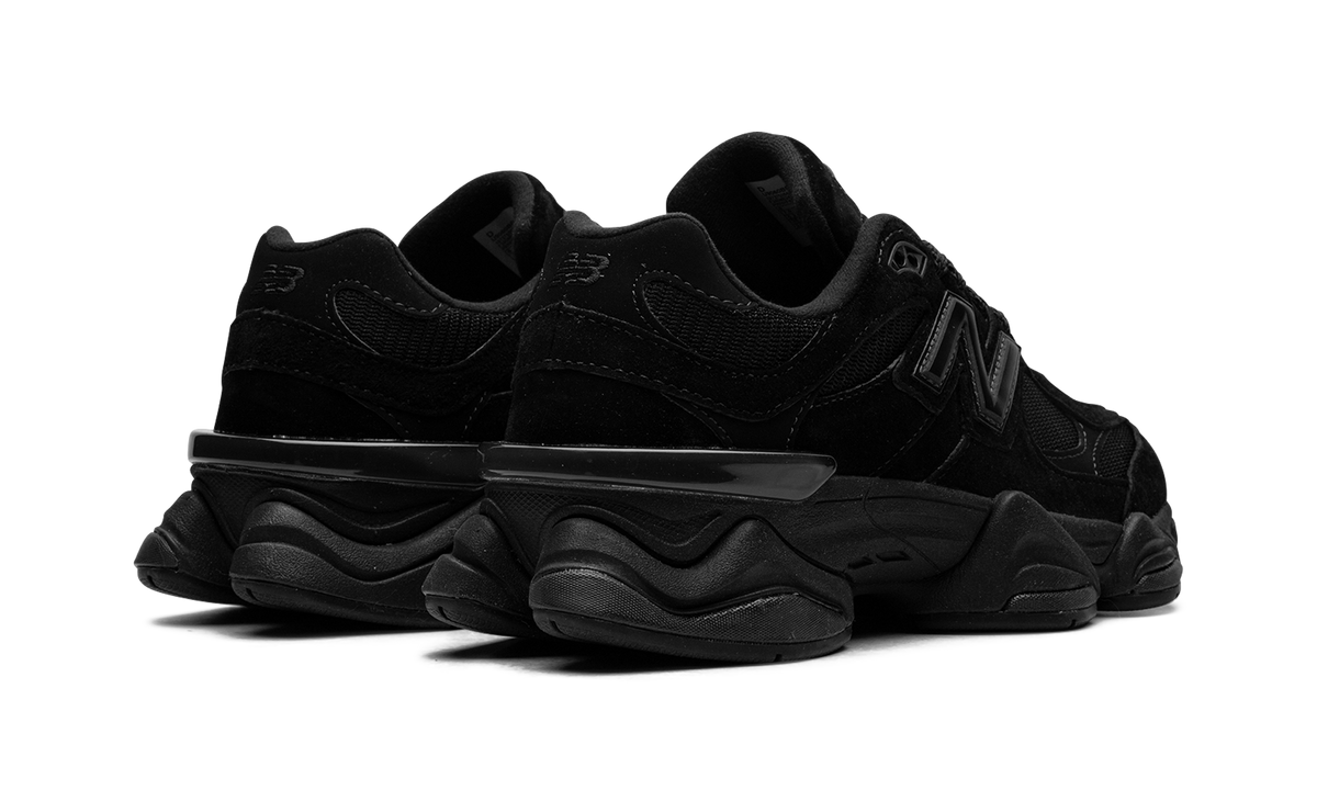 Mens New Balance 9060 Triple Black Black Black Black/Black/Black - View 3 - U9060BPM