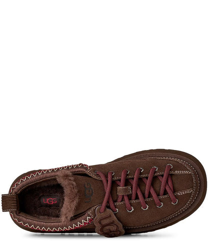 UGG Women's Heritage Lace-Up Suede Platform Slippers