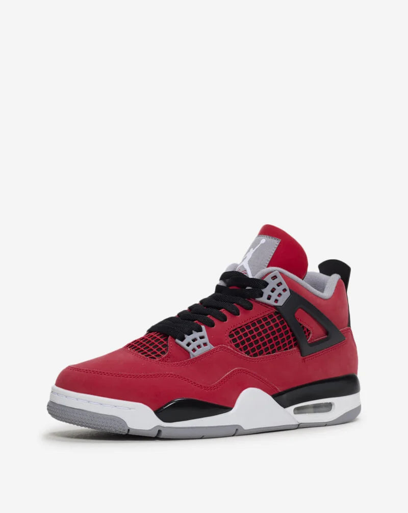 Air Jordan 4 Retro 'Toro Bravo' – Red / Black / Cement Grey