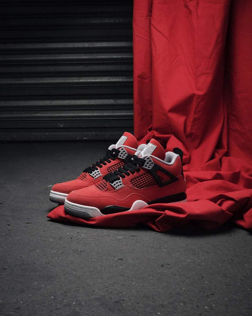 Air Jordan 4 Retro 'Toro Bravo' – Red / Black / Cement Grey