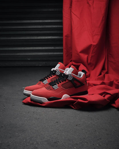 Air Jordan 4 Retro 'Toro Bravo' – Red / Black / Cement Grey