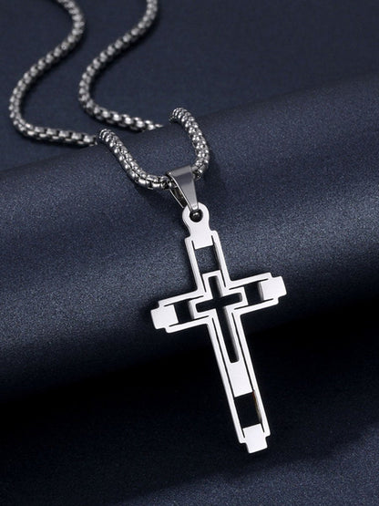 European And American High-end Cross Necklace