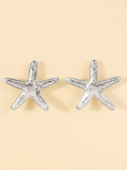 Women's Starfish Pendant Earrings