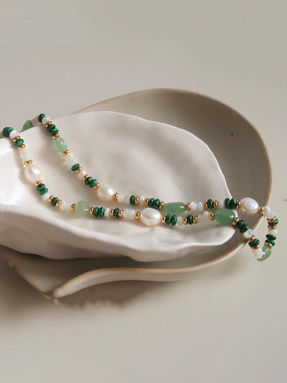 Women's Bohemian Pearl Bead Necklace